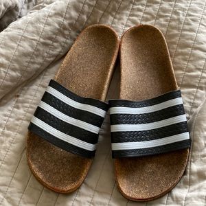 Adidas cork screw slide size 9 , used for $10